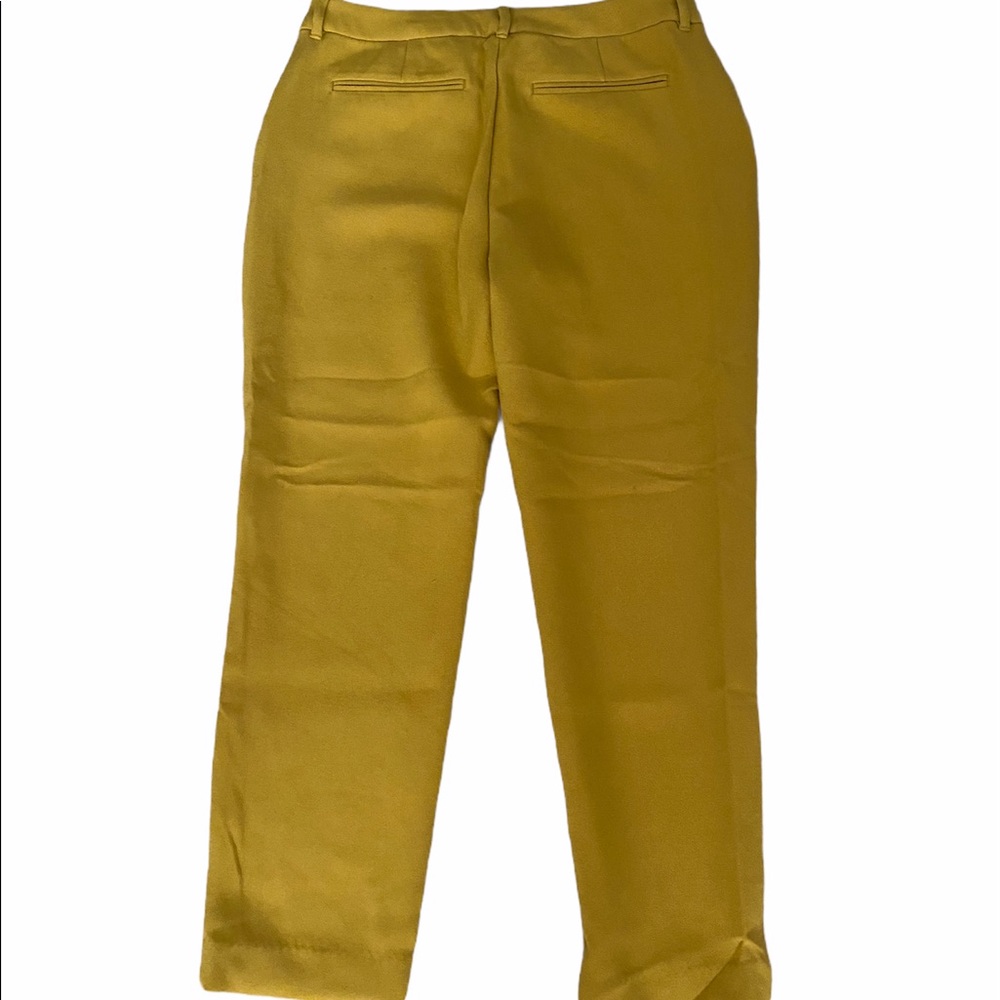 Old Navy Mustard Yellow Harper Mid Rise Ankle Pant - Picture 4 of 9